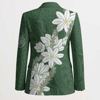 Ia Orana Tahiti Tiare Blazer Sage Green Lei - Polynesian Pride
