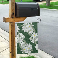 Ia Orana Tahiti Tiare Garden Flag Sage Green Lei - Polynesian Pride