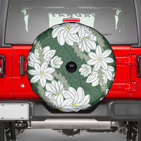 Ia Orana Tahiti Tiare Spare Tire Cover Sage Green Lei - Polynesian Pride