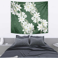 Ia Orana Tahiti Tiare Tapestry Sage Green Lei - Polynesian Pride