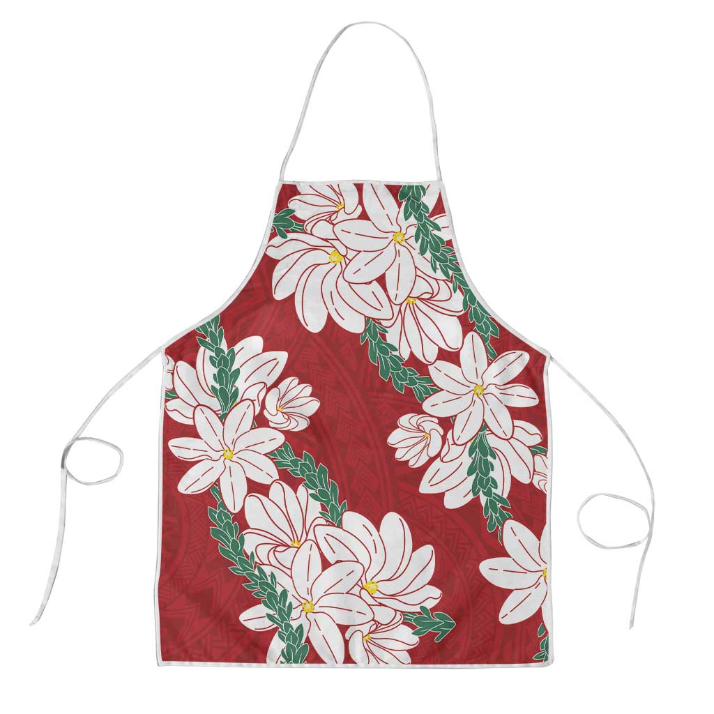 Ia Orana Tahiti Tiare Apron Crimson Lei - Polynesian Pride