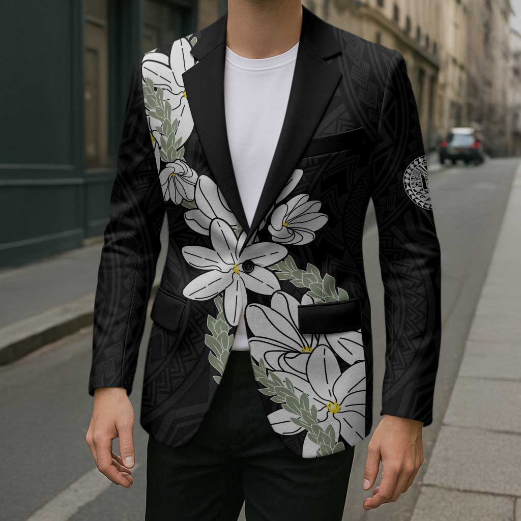 Ia Orana Tahiti Tiare Blazer Black Lei - Polynesian Pride