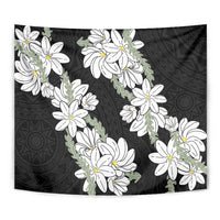 Ia Orana Tahiti Tiare Tapestry Black Lei - Polynesian Pride