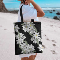 Ia Orana Tahiti Tiare Tote Bag Black Lei - Polynesian Pride