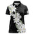 Ia Orana Tahiti Tiare Women Polo Shirt Black Lei - Polynesian Pride