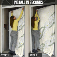 Ia Orana Tahiti Tiare Door Cover Lemon Yellow Lei - Polynesian Pride