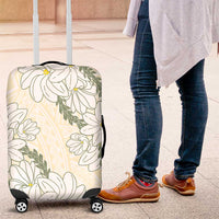 Ia Orana Tahiti Tiare Luggage Cover Lemon Yellow Lei - Polynesian Pride