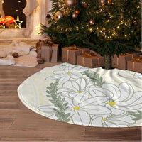 Ia Orana Tahiti Tiare Tree Skirt Lemon Yellow Lei - Polynesian Pride