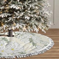 Ia Orana Tahiti Tiare Tree Skirt Lemon Yellow Lei - Polynesian Pride