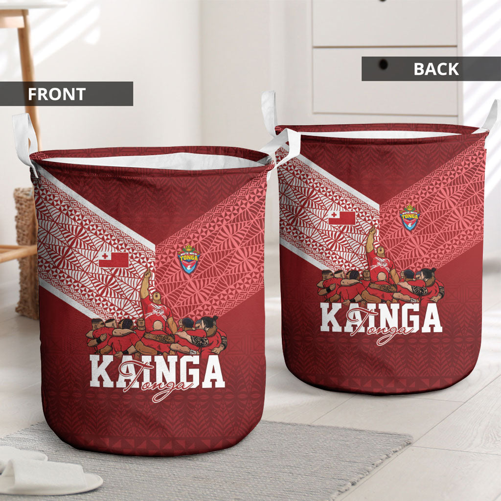 Mate Ma'a Tonga Ngatu Laundry Basket Kainga - Sipi Tau LT7 - Polynesian Pride