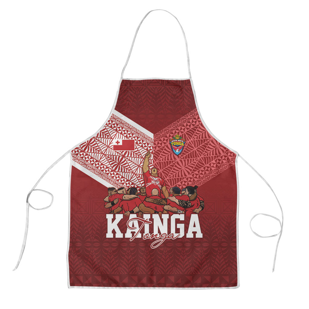 Mate Ma'a Tonga Ngatu Apron Kainga - Sipi Tau LT7 Red - Polynesian Pride