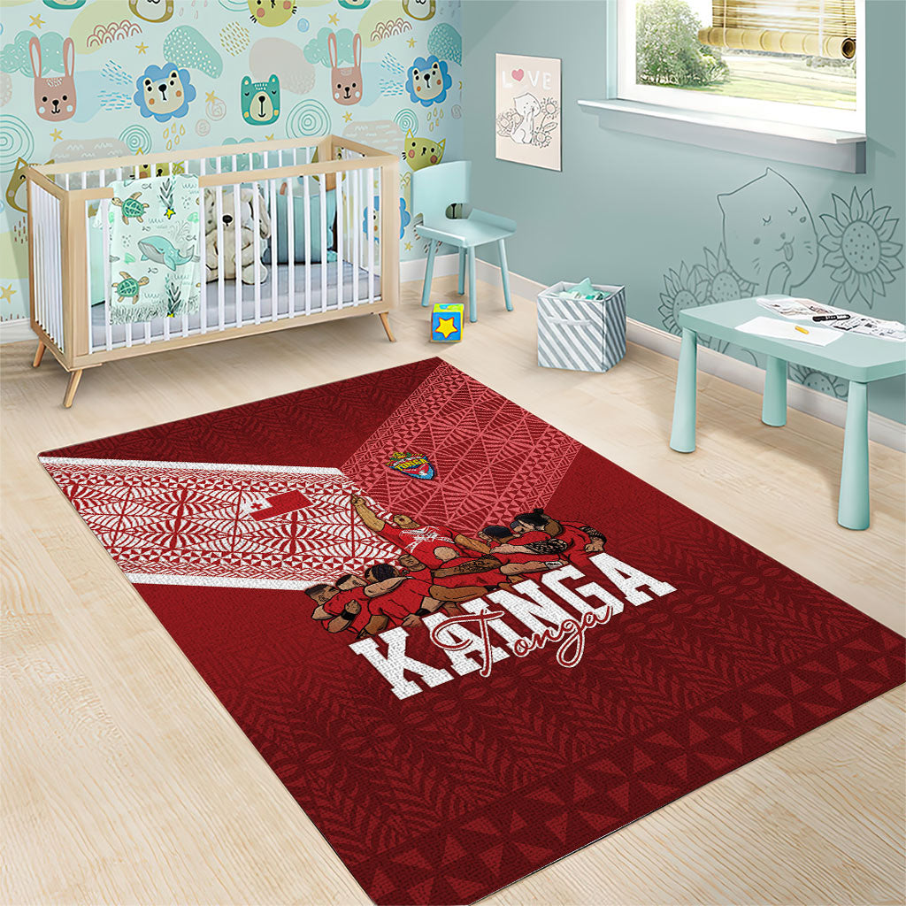 Mate Ma'a Tonga Ngatu Area Rug Kainga - Sipi Tau LT7 - Polynesian Pride
