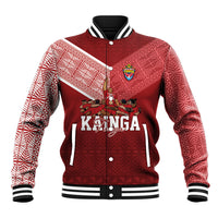 Mate Ma'a Tonga Custom Ngatu Baseball Jacket Kainga - Sipi Tau