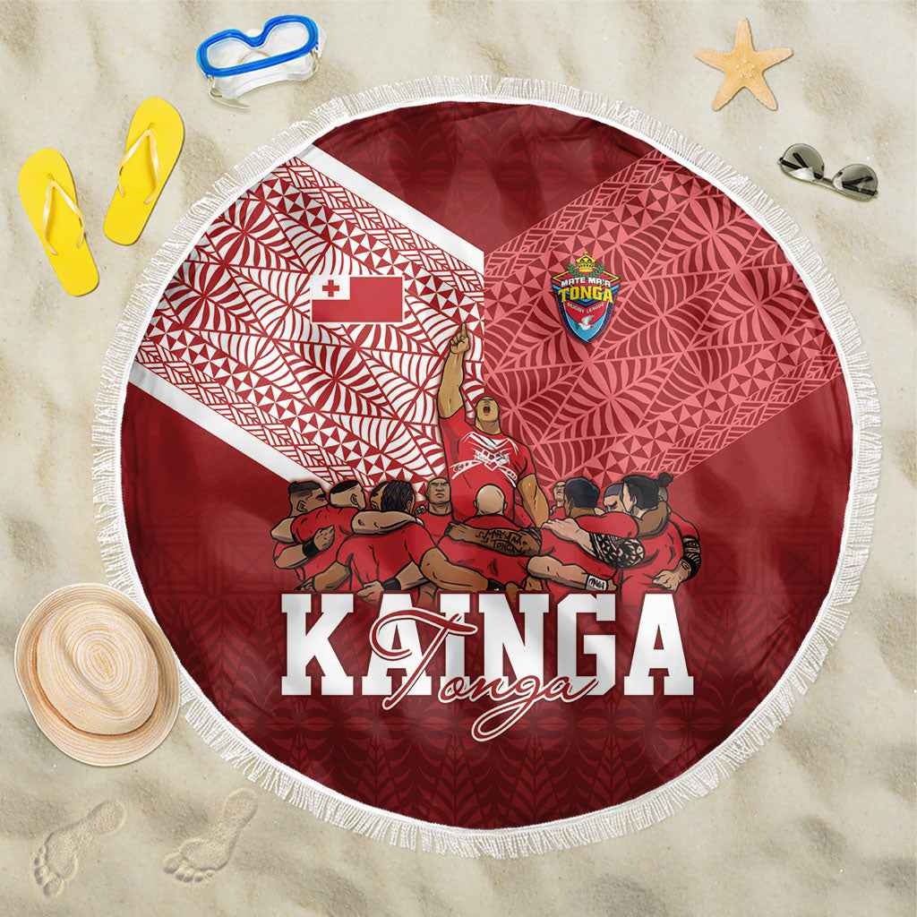 Mate Ma'a Tonga Ngatu Beach Blanket Kainga - Sipi Tau