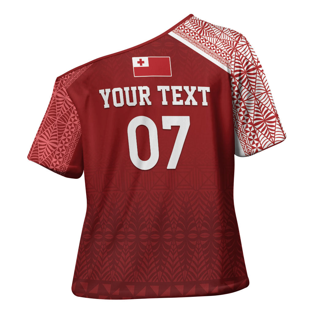Mate Ma'a Tonga Custom Ngatu Cross Shoulder Shirt Kainga - Sipi Tau LT7 - Polynesian Pride