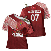 Mate Ma'a Tonga Custom Ngatu Cross Shoulder Shirt Kainga - Sipi Tau LT7 - Polynesian Pride
