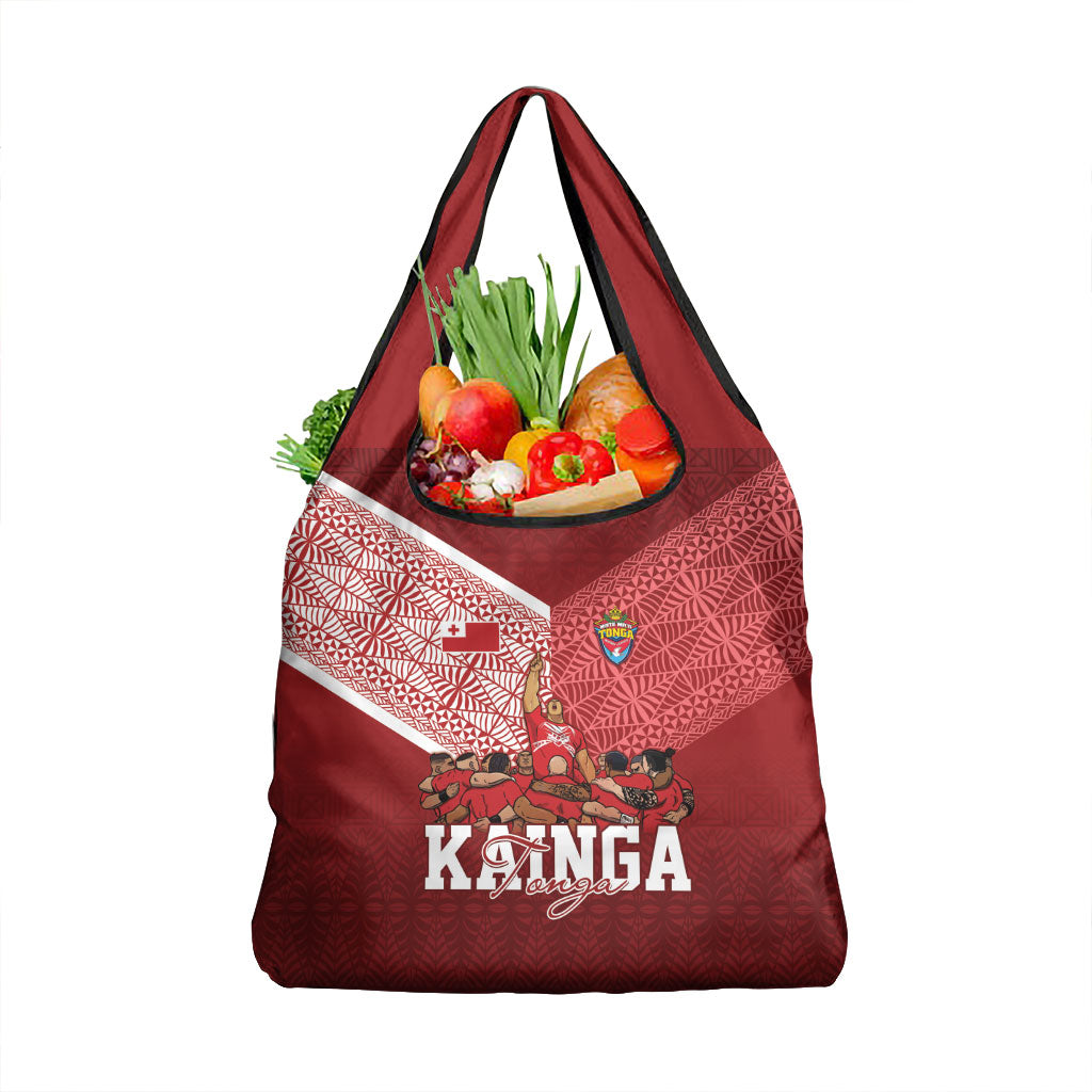 Mate Ma'a Tonga Ngatu Grocery Bag Kainga - Sipi Tau