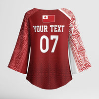 Mate Ma'a Tonga Custom Ngatu Kimono Sleeve Blouse Kainga - Sipi Tau LT7 - Polynesian Pride