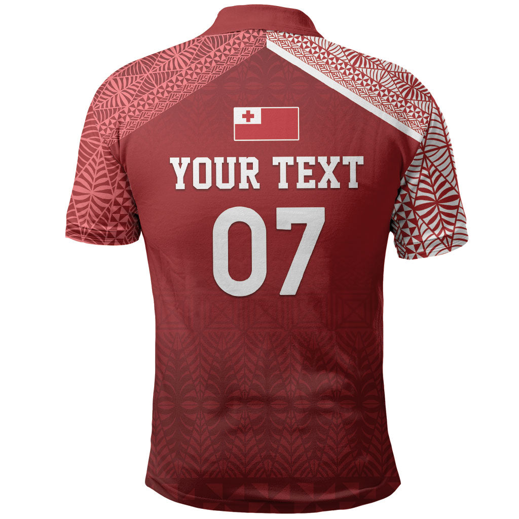 Mate Ma'a Tonga Custom Ngatu Polo Shirt Kainga - Sipi Tau LT7 - Polynesian Pride