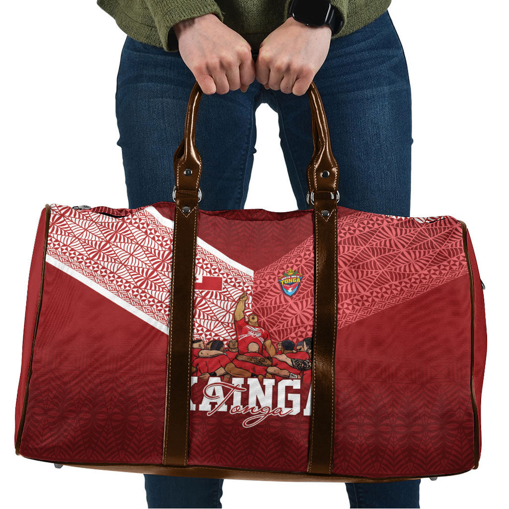 Mate Ma'a Tonga Ngatu Travel Bag Kainga - Sipi Tau