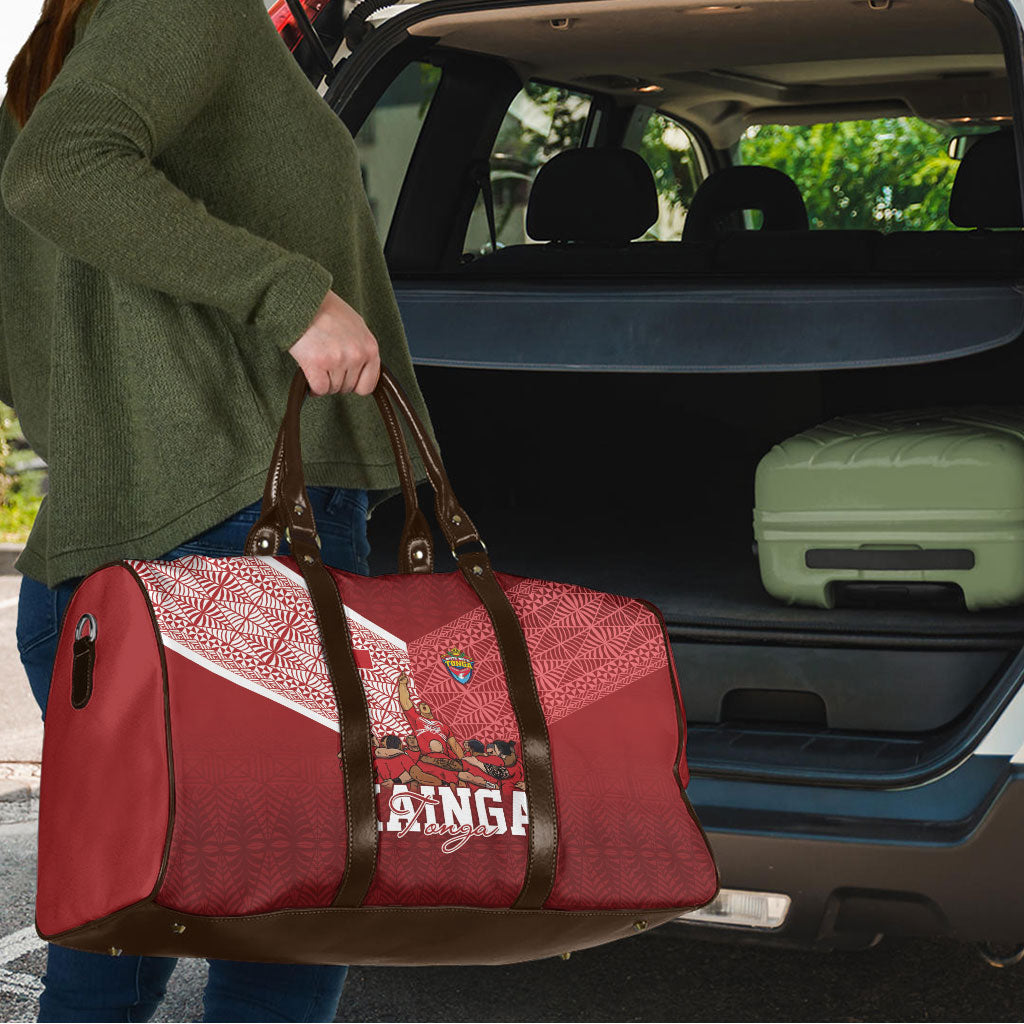 Mate Ma'a Tonga Ngatu Travel Bag Kainga - Sipi Tau LT7 - Polynesian Pride