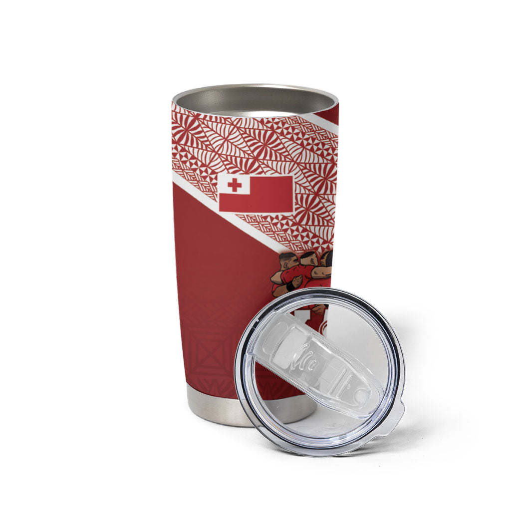 Mate Ma'a Tonga Ngatu Tumbler Cup Kainga - Sipi Tau LT7 - Polynesian Pride