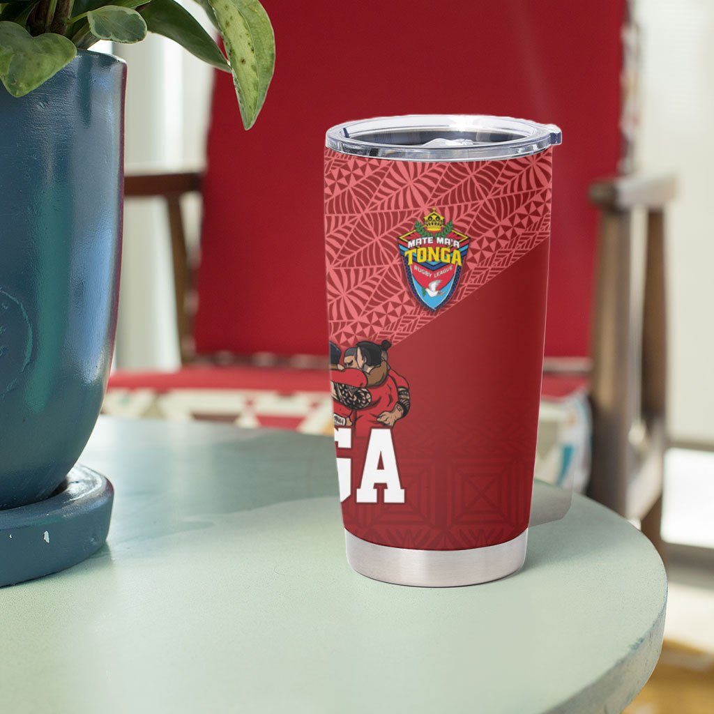 Mate Ma'a Tonga Ngatu Tumbler Cup Kainga - Sipi Tau LT7 - Polynesian Pride