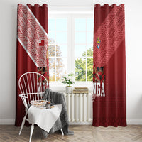 Mate Ma'a Tonga Ngatu Window Curtain Kainga - Sipi Tau LT7 - Polynesian Pride