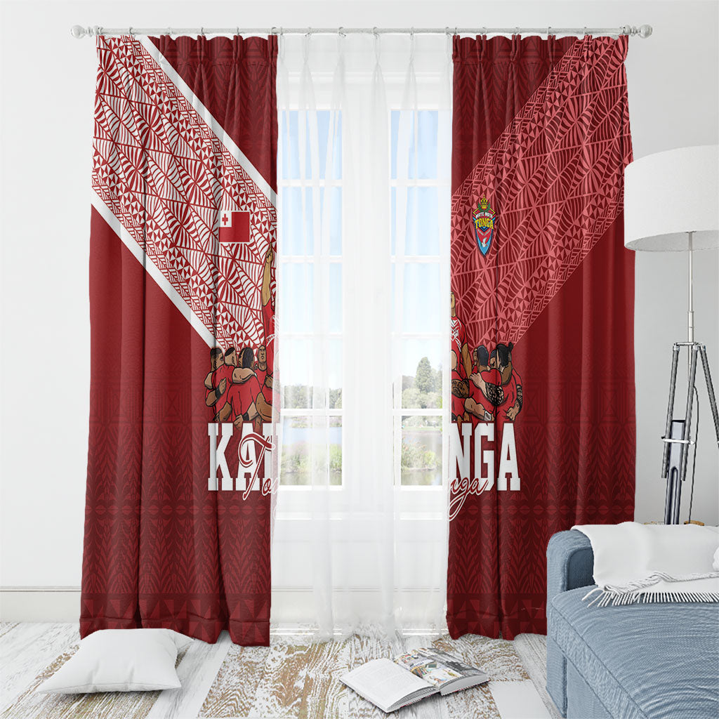 Mate Ma'a Tonga Ngatu Window Curtain Kainga - Sipi Tau LT7 - Polynesian Pride