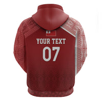 Mate Ma'a Tonga Custom Ngatu Zip Hoodie Kainga - Sipi Tau LT7 - Polynesian Pride