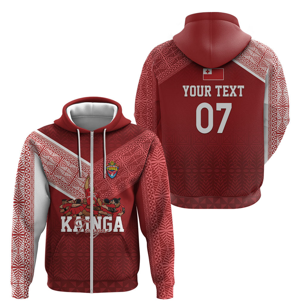 Mate Ma'a Tonga Custom Ngatu Zip Hoodie Kainga - Sipi Tau LT7 - Polynesian Pride