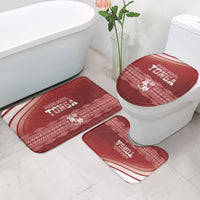 Mate Ma'a Tonga Bathroom Set Basic Ngatu Kupesi Motif LT7 - Polynesian Pride