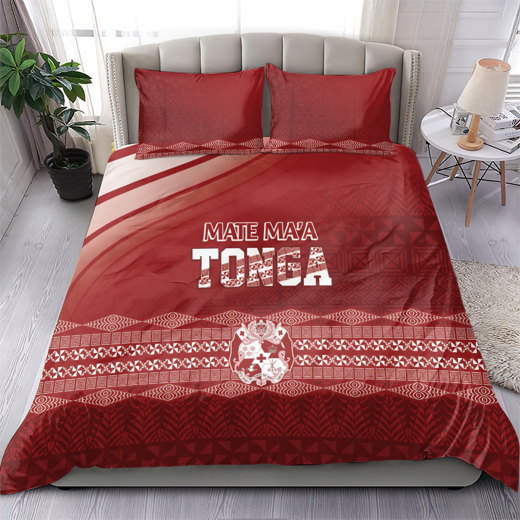 Mate Ma'a Tonga Bedding Set Basic Ngatu Kupesi Motif LT7 - Polynesian Pride