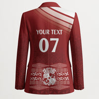 Mate Ma'a Tonga Custom Blazer Basic Ngatu Kupesi Motif LT7 - Polynesian Pride