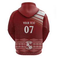 Mate Ma'a Tonga Custom Hoodie Basic Ngatu Kupesi Motif LT7 - Polynesian Pride