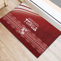 Mate Ma'a Tonga Rubber Doormat Basic Ngatu Kupesi Motif LT7 - Polynesian Pride