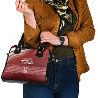 Mate Ma'a Tonga Shoulder Handbag Basic Ngatu Kupesi Motif LT7 - Polynesian Pride