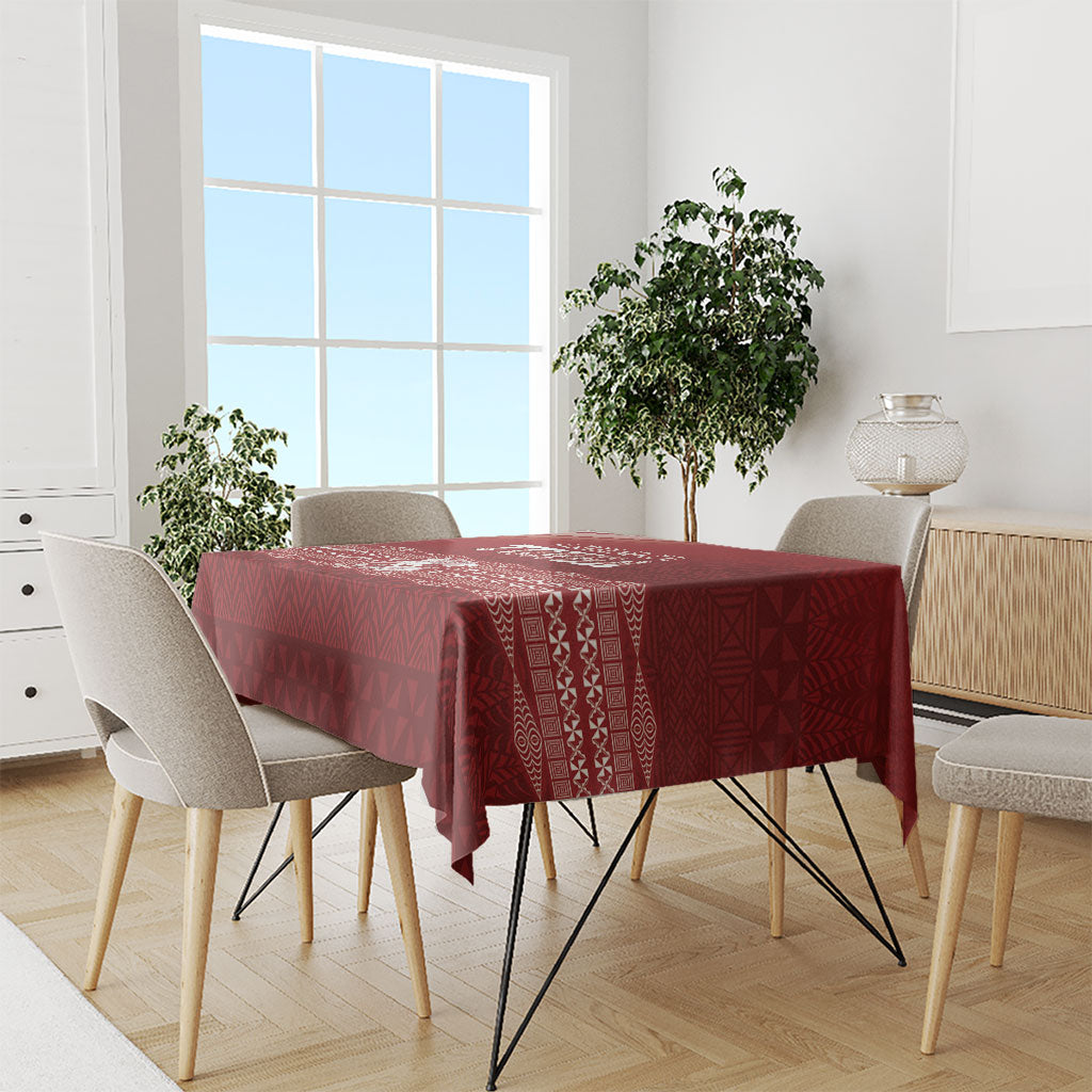 Mate Ma'a Tonga Tablecloth Basic Ngatu Kupesi Motif LT7 - Polynesian Pride