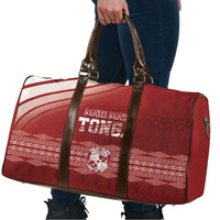 Mate Ma'a Tonga Travel Bag Basic Ngatu Kupesi Motif LT7 - Polynesian Pride