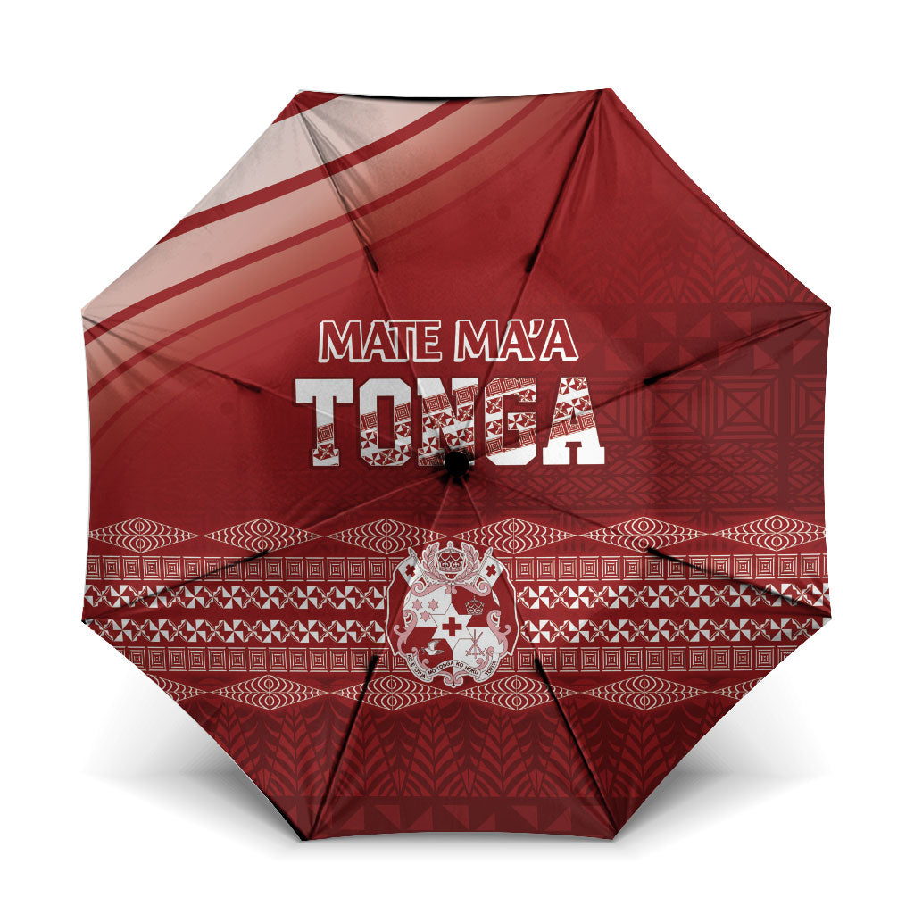 Mate Ma'a Tonga Umbrella Basic Ngatu Kupesi Motif