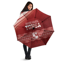 Mate Ma'a Tonga Umbrella Basic Ngatu Kupesi Motif LT7 - Polynesian Pride