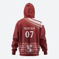 Mate Ma'a Tonga Custom Zip Hoodie Basic Ngatu Kupesi Motif LT7 - Polynesian Pride