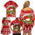 Hawaii Tiki Christmas Family Matching Off Shoulder Short Dress and Hawaiian Shirt Mele Kalikimaka LT7 - Polynesian Pride