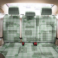 Hawaiian Quilt Tapa On Pastel Mint Palaka Motifs Back Car Seat Cover