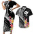 AAPI Heritage Month Couples Matching Short Sleeve Bodycon Dress and Hawaiian Shirt Kanaka Hawaii Plumeria