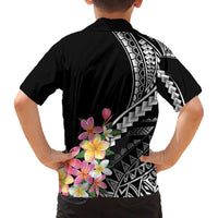 AAPI Heritage Month Family Matching Off Shoulder Short Dress and Hawaiian Shirt Kanaka Hawaii Plumeria