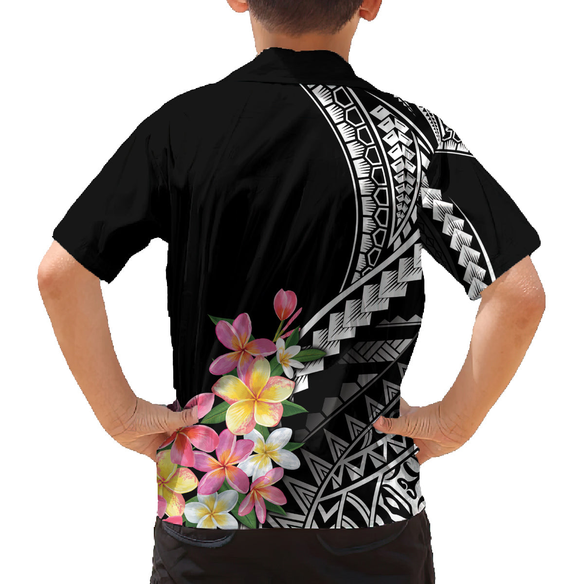 AAPI Heritage Month Family Matching Puletasi and Hawaiian Shirt Kanaka Hawaii Plumeria LT7 - Polynesian Pride
