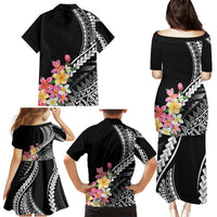 AAPI Heritage Month Family Matching Puletasi and Hawaiian Shirt Kanaka Hawaii Plumeria LT7 - Polynesian Pride