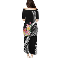 AAPI Heritage Month Family Matching Puletasi and Hawaiian Shirt Kanaka Hawaii Plumeria LT7 - Polynesian Pride