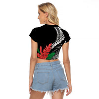 AAPI Heritage Month Raglan Cropped T Shirt Samoa Teuila